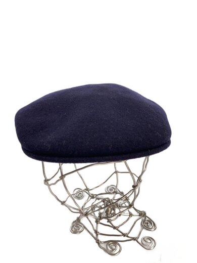 商品画像：ハンチング/--/ウール/NVY/メンズ/0258BC 1