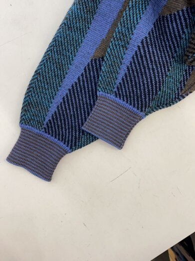 商品画像：ニット・セーター(薄手)/--/ウール/BLU 5