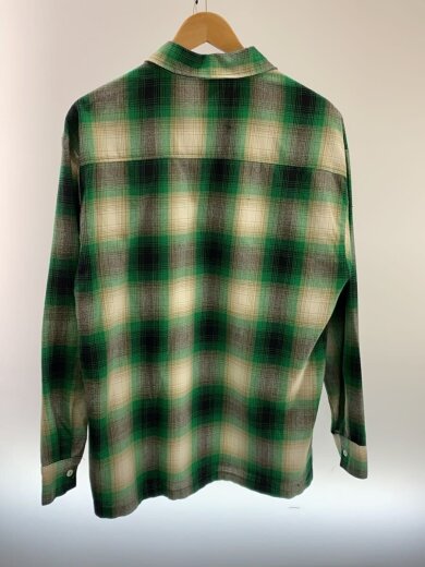 商品画像：ネルシャツ/S/アクリル/GRN/オンブレCK 2