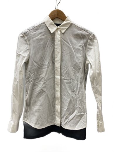 商品画像：長袖ブラウス/38/コットン/WHT/s32dl0123 stn459 1