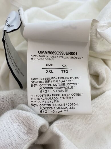 商品画像：Tシャツ/XXL/コットン/WHT 4