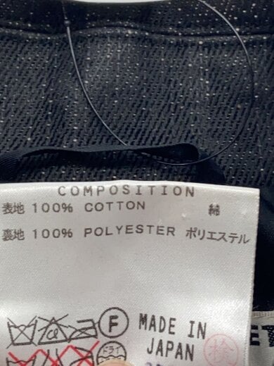 商品画像：ブラックデニムステンカラーコート/M/コットン/BLK// 5