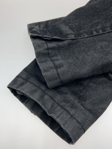 商品画像：ブラックデニムステンカラーコート/M/コットン/BLK// 6