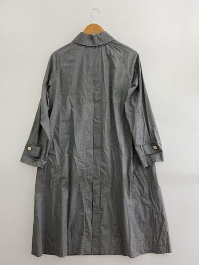 商品画像：ステンカラーコート/1/コットン/GRY/578-7112004// 2