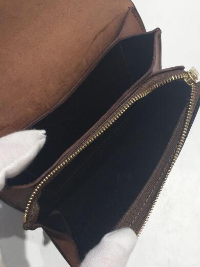 画像：formeShort wallet/財布/レザー/BLK/メンズ/コードバン4