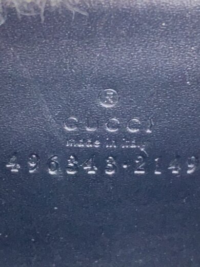 画像：GUCCIナイトクーリエ GGスプリーム/使用感有/角スレ/型崩れ/コインケース/PVC/BLK/3