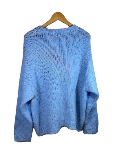 商品画像：22AW/MOHAIR RAINBOW KNIT/1/アクリル/BLU/Jie-22W-KN-02 2