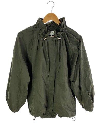 商品画像：25SS/フリルネック ギャザーブルゾン/FREE/ポリエステル/KHK/// 1