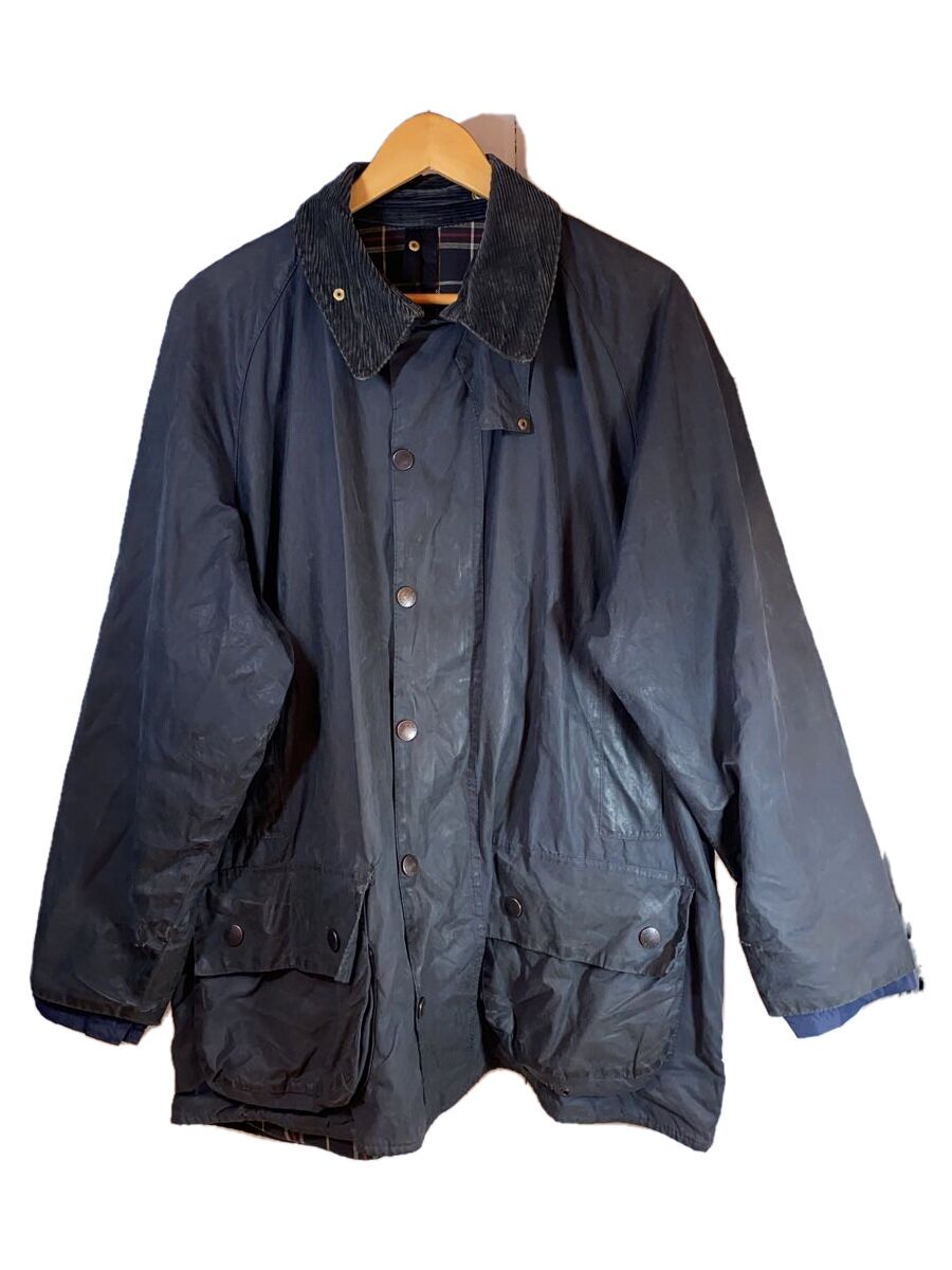Barbour / ZIP割れ/袖破れ/リペア有/A155/BEAUFORT JACKET/コート/7/コットン/GRY/無