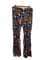 22AW/VELOUR FLARE PANTS/ボトム/4/ポリエステル/マルチカラー/総柄/GB-PT-421