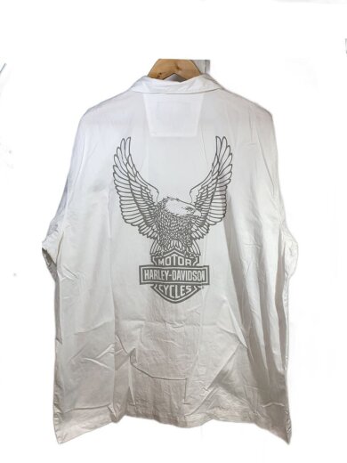 商品画像：半袖シャツ/XL/コットン/WHT/無地// 2