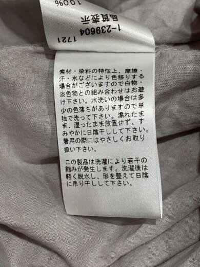 商品画像：スタンドカラーピンタックシャツ/長袖ブラウス/--/コットン/CRM/無地/1-239604 5