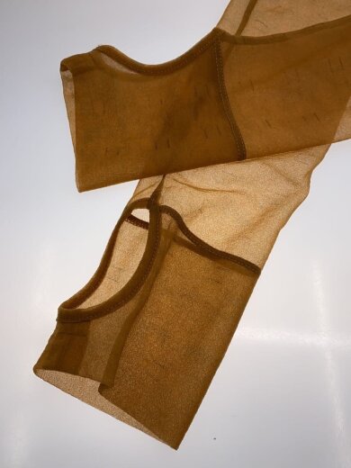 商品画像：23SS/Marble Printed Plaid Sheer High Neck Top/1/MM23SS-JS020// 5