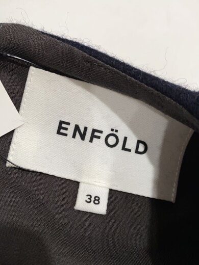 商品画像：WIDE BOX VEST/38/ウール/NVY/無地/300GA230-1090 3