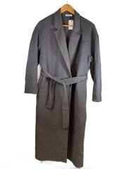 21AW/ガウンコート/FREE/ウール/GRY/21-020-500-8040-3-0