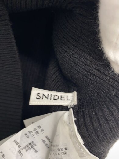 画像：SNIDEL25s/ニュアンスリボンニットプルオーバー/FREE/レーヨン/BLK/SWNT2542253