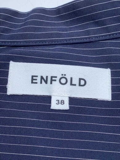 商品画像：WINTER SHIRT/38/ウール/NVY/ストライプ/300GA230-1540 3