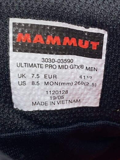 商品画像：Ultimate Pro Mid GTX/ハイカットスニーカー/US8.5/BLK/3030-03590 5