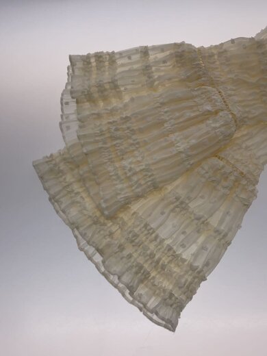 商品画像：25SS/ドットジャガードフリルミニワンピース/2/ポリエステル/WHT/無地/75215284 5