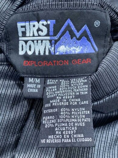 商品画像：ダウンジャケット/M/ナイロン/BLK 3