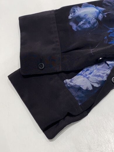 商品画像：DECHINE INKJET FLOWER/長袖シャツ/42/ポリエステル/BLK/総柄/2119-115 6