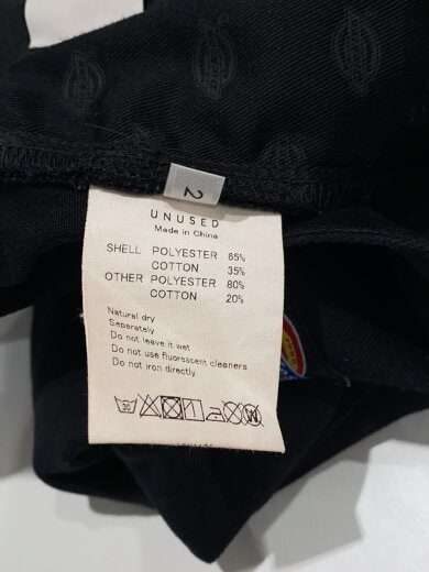 商品画像：ボトム/2/ポリエステル/BLK/無地/UW1136 6