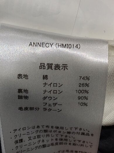 商品画像：ダウンジャケット/XS/ポリエステル/BLK/ファー欠品/毛玉 5