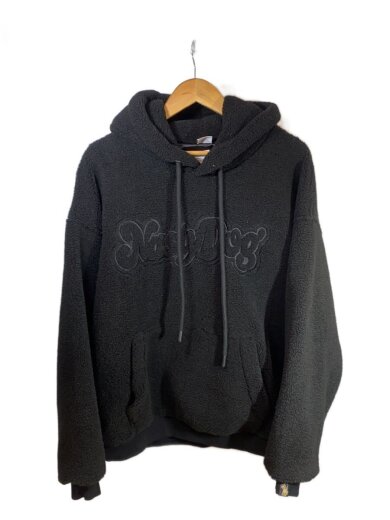 商品画像：フリースパーカー/L/ポリエステル/BLK 1