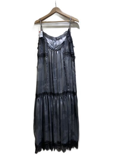 商品画像：Lace Docking Maxid/キャミワンピース/FREE/ポリエステル/GRY/無地/212422657 2