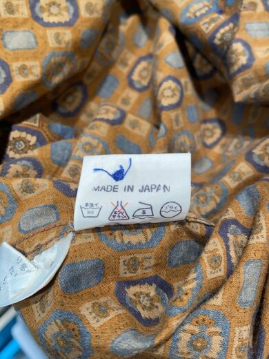 商品画像：長袖シャツ/3/コットン/BRW/総柄/3301-4009 5