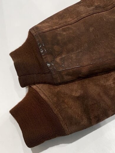 商品画像：スウェードボンバージャケット/L/スウェード/BRW/無地 6