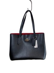 アベニューキャリーオール トートバッグ/レザー/BLK/無地/B1979-F4/ショルダー欠品