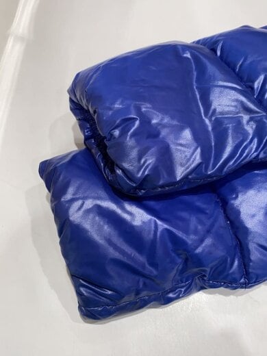 商品画像：ダウンジャケット/48/ナイロン/BLU/無地/U.255.02-1035R/全体的に汚れ有り 5