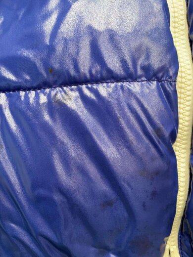 商品画像：ダウンジャケット/48/ナイロン/BLU/無地/U.255.02-1035R/全体的に汚れ有り 6