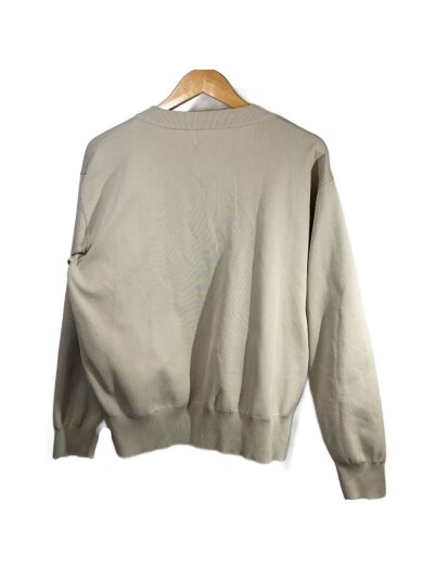 商品画像：ウォッシャブクルーネックカーディガン/ポリエステル/BEG/無地/25080200901110// 2