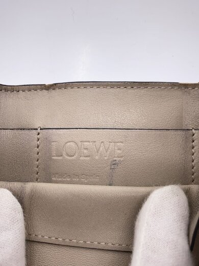 商品画像：3つ折り財布/レザー/GRN/レディース/角スレ/汚れ/剥がれ 3