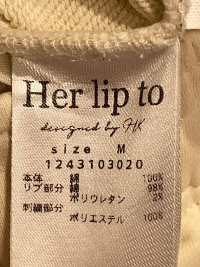 商品画像：ボトム/M/コットン/WHT/無地/1243103020 4