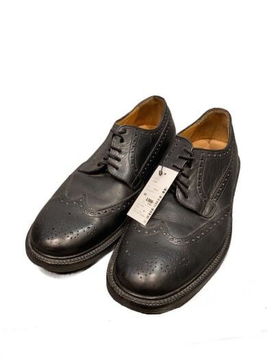 商品画像：ドレスシューズ/メダリオン/US9.5/BLK/ソ-ル剥がれ有り 2