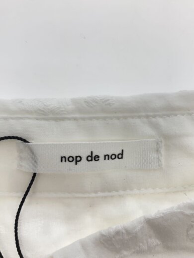 商品画像：エンブロイダリーレースシャツ/長袖ブラウス/M/コットン/WHT/花柄/261-504-6435 3