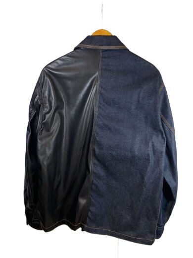 商品画像：22SS/SWITCHING COVERALLS/1/コットン/BLK/Jie-22S-JK01 2