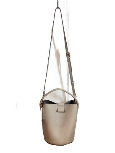 商品画像：メタルポイント バケットバッグ/ショルダーバッグ/--/GRY/無地 3