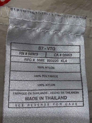 商品画像：90s/ナイロンジャケット/XL/ナイロン/BLK/全体的に汚れ有 4