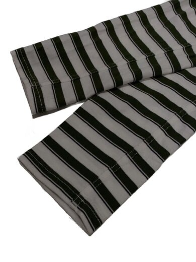 商品画像：長袖Tシャツ/M/コットン/WHT/ボーダー/WE-T005 5