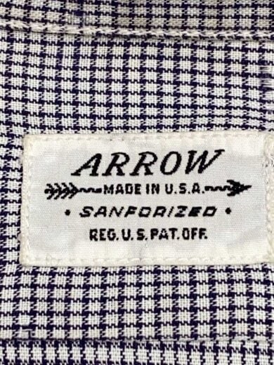 商品画像：50s/長袖シャツ/オープンカラー/襤褸/マチ付き/コットン/BLK/チェック// 3