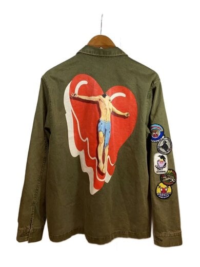 商品画像：22AW/CROSS YOUR HEART JACKET/M/コットン/KHK/EU-A22-0000-001// 2