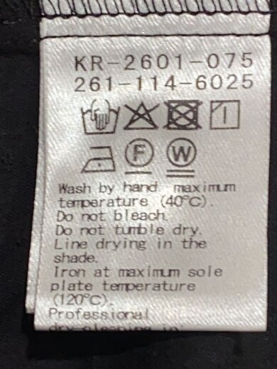 商品画像：パッチワークオーバーシャツ/長袖シャツ/M/コットン/BLK/ストライプ/261-114-6025// 4