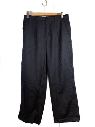 商品画像：25AW/Washed 100 Wool ワイドシルエット スラックス/L/ウール/GRY/1043248901209 1