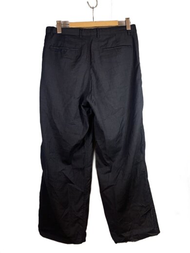 商品画像：25AW/Washed 100 Wool ワイドシルエット スラックス/L/ウール/GRY/1043248901209 2