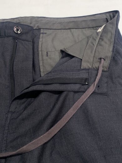 商品画像：25AW/Washed 100 Wool ワイドシルエット スラックス/L/ウール/GRY/1043248901209 3