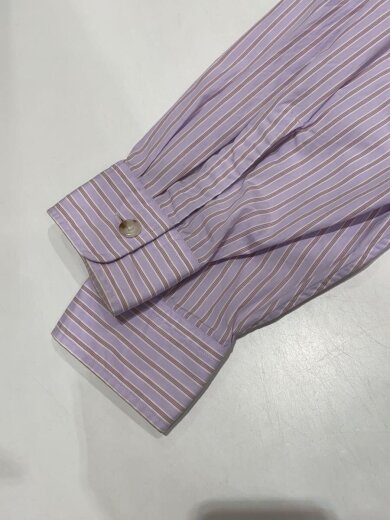商品画像：Open Collar SH/one/コットン/PNK/ストライプ/MPSM-1903S 6